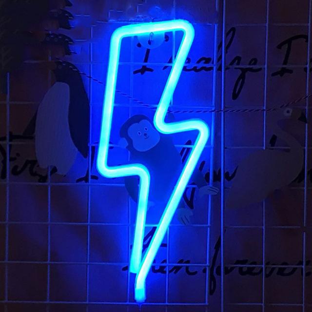 Clouds Lightning Neon Light - Neonlight-resell