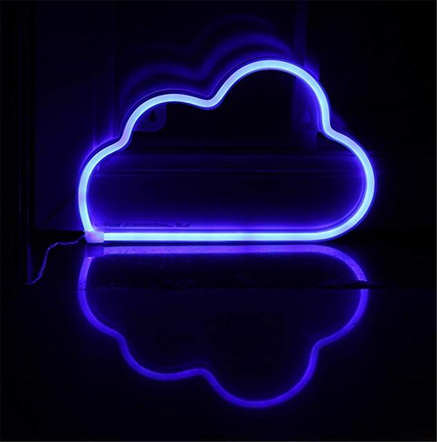Clouds Lightning Neon Light - Neonlight-resell