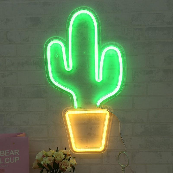 LED Neon Cactus Light - Neonlight-resell