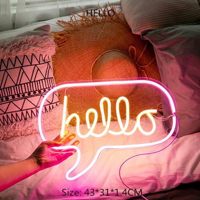 LED Neon Hello Light - Neonlight-resell